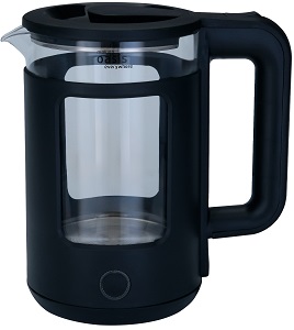 Чайник OASIS    K-17 GPB  (1.8 кВт, 2.0 л, ЗНЭ) стекло, подсветка