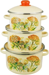 Набор посуды г.Магнитогорск  (2-3223/4) (2.0/3.0/4.0)  АВГУСТ ВАНИЛЬ