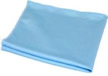 Салфетка из микрофибры   M-05  (310211) (30х30см, голубая, д/стекла и и оргтехники),  "Рыжий кот"