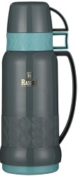 Термос RASHEL  1.0 л  (R-31/100) Зеленый (стекл.колба)