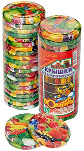 Крышка  д/консервир.винтовая,  66 мм/20 ШТ   г.Гомель  "ПОЛИНКА", твист-офф