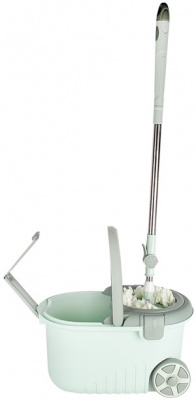 Швабра д/пола + ведро  20 л  (133384) (ручной отжим, на колесах+доп.ручка) MAGIC