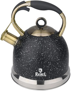 Чайник нерж. со свистком  RASHEL  3.0 л (R-7736)  (индукция)