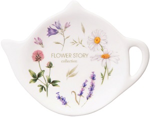 Подставка д/чайного пакетика AGNESS  (358-2184)  FLOWER STORY, б/упак