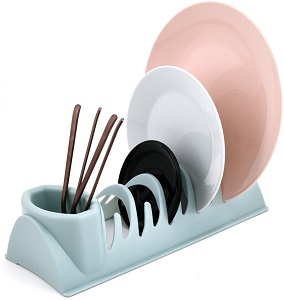 Сушилка для посуды Krita (серая мистерия) (34х15х9 см) (9-337) ИК 62375000,  "Мультидом"