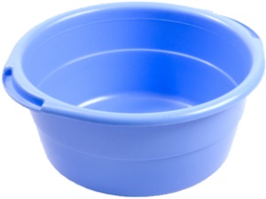 Таз пласт.круглый  8 л (10120801), особо прочный, (ГОЛУБОЙ),  РАДИАН