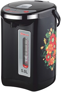 Термопот  SAKURA   SA-315 BF  (750 Вт, 5.0 л, 3 способа подачи воды)  нерж.корпус  ЦВЕТЫ