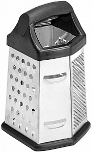 Терка 6-х гранная WEBBER  BE-092  ЧЕРНАЯ  (20 см)
