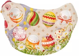 Блюдо стекло  LEFARD  СВЕТЛАЯ ПАСХА  (198-261)  25х18,5 см, h-2 см Блюдо стекло  LEFARD  СВЕТЛАЯ ПАСХА  (198-261)  25х18,5 см, h-2 см