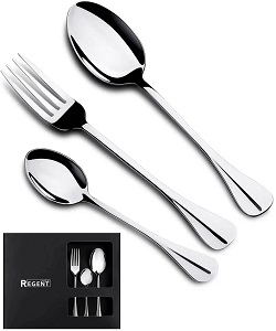 Набор столовых приборов  REGENT  КАЛИСТРО  18 пр (58465) (93-CU-CT-18S) (2.5 мм, подар.коробка)