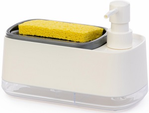 Диспенсер для моющего средства и мыла (И8927)  (200х100х145 мм) (белый)