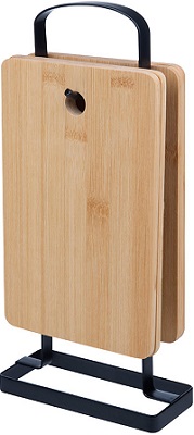 Набор досок раздел. бамбук  MALLONY  4 шт (986076) (15х6,5х32 см) Foresta di bambù