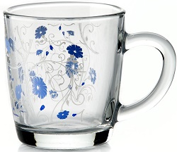 яКружка стекло  350 мл  (55531 SLBD 15) СЕРЕНЕЙД  БЛЮ   PASABAHCE г.Бор,  (12!!!)
