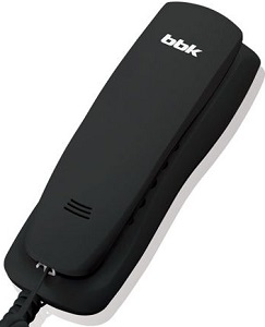 Телефон BBK  BKT-105  ЧЕРНЫЙ   (настол/настен)