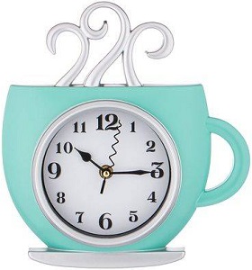 Часы  LEFARD  (220-478) (28х28 , h-4.5 см) "COFFEE"