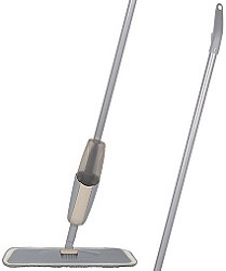 Швабра д/пола "Рыжий кот"  SPRAY  (005482)  с распылителем (микрофибра, нас.40х12 см)