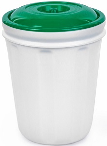 Бак пласт. 60 л (М457) с крышкой,  г.Октябрьский