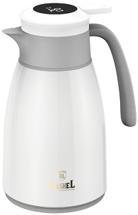 Термос - чайник   RASHEL  1.0 л  (R38/100)  (стекл.колба) (с датчиком температуры)