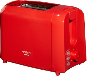 Тостер ENERGY  (EN-261)  (700 Вт, 6 степен. прожарки)  КРАСНЫЙ, (106191)