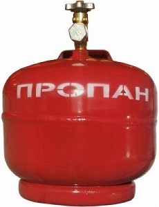 Газовый  баллон  9.2 л  (вентиль ВБ-1, ВБ-2),  Крым "ЮГАГАЗ"