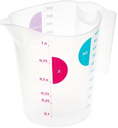 яКувшин пласт.  мерный  IDEA  (М1206)  1.0 л