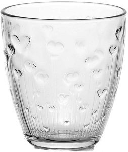 Набор стаканов  МАРМЕЛАД  (520645 B/)  290 мл, 3 шт "Сердечки",  PASABAHCE г.Бор
