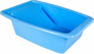 Таз пласт.со стиральной доской  34 л  (10121801), (ГОЛУБОЙ),  РАДИАН