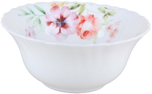 Салатник стеклокерам. АВРОРА   300 мл/12.5 см  (268090) волнистый край