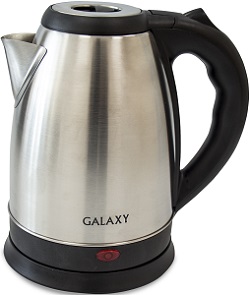 яЧайник GALAXY      GL-0319 (1.8 кВт, 1.8л, ЗНЭ) нерж.корпус
