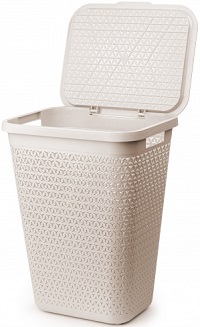 Корзина д/белья  ЭЛЕМЕНТ  Бежевая  55 л  (М8902)  (440х355х585 мм),  г. Октябрьский