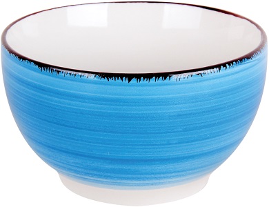 яСалатник  БРАШ СИНИЙ  (233524)  630 мл/14 см (керам.),  КОРАЛЛ