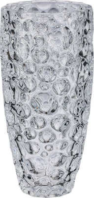 Ваза д/цветов стекло  30 см  (64912)  (DSHP2032-2)  БАБЛ,  DELI GLASS