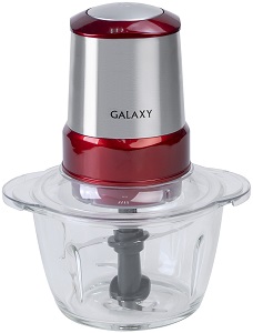 яЧоппер  стекл.чаша  GALAXY  GL-2354  (350 Вт, 1.2 л, 4 ножа)