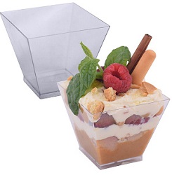 Набор фуршетных форм "Пагода". 160 мл/6 шт  (МТ76-91)  (7х7х6.2 см)  "Мультидом"