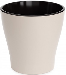 Горшок Леа  Бежевый  17 л  (М 8865) двойной,  г.Октябрьский