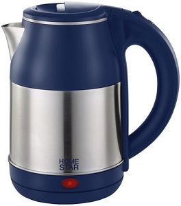 Чайник HOMESTAR     HS-1034  (102669)  (1.5 кВт, 1.8 л, ЗНЭ, двойная стенка) СИНИЙ