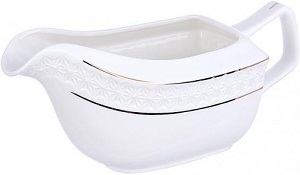 Соусник керам. 400 мл  (919558) СНЕЖ.КОРОЛЕВА (кв),  КОРАЛЛ