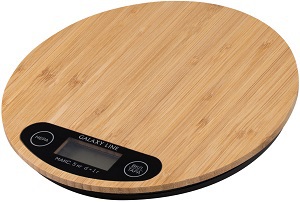 Весы кухонные GALAXY GL-2813 (5 кг, ЖКД, бамбуковая платформа)