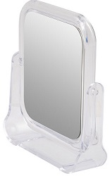 Зеркало косметическое (310845) РЫЖИЙ КОТ  M-1  (двустороннее, 13,4*10,4*2,0 см)