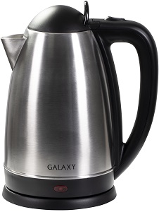 Чайник GALAXY      GL-0321 (2.0 кВт, 2.5 л, ЗНЭ) нерж.корпус
