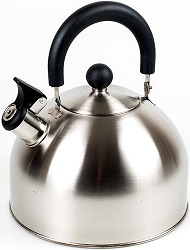 яЧайник нерж. со свистком КАТУНЬ  2.5 л  (KT- 105 ) (2.5л)