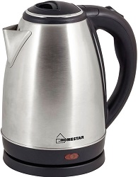 Чайник HOMESTAR     HS-1010 А (1.5 кВт, 1.8л, ЗНЭ) нерж.корпус, (003582)