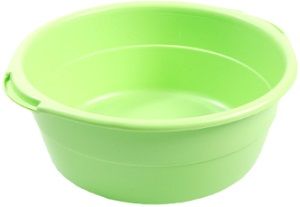 Таз пласт.круглый 14 л (10121401), особо прочный, (ЗЕЛЕНЫЙ),  РАДИАН