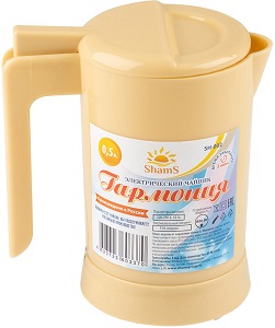 Чайник   ShamS  ГАРМОНИЯ  (SH-002)  (800 Вт, 0.5 л)  БЕЖЕВЫЙ