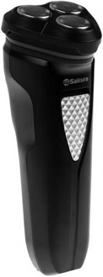 Бритва SAKURA  SA-5429 BK  (Акк, 3 плав.бритв.гол, триммер д/усов и бороды)