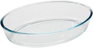 Форма стекло овальная  2.4 л  MALLONY (005564) Cristallino