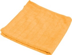 Салфетка из микрофибры  M-03  (310206) (30х30см, оранж), вафельная,  "Рыжий кот"