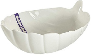 Салатник стеклокерам.  TEROPAL  ЛИСТИК   320 мл/17.8 см  (0001D10/50-SK)