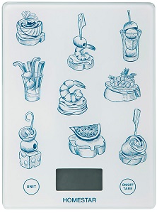 Весы кухонные   7 кг  HOMESTAR  HS-3015А  (ЖКД) БЕЛЫЕ  (110056)