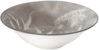 Салатник (серый)  MEADOW FLOWERS  550 мл/18 см (271659) (фарфор)